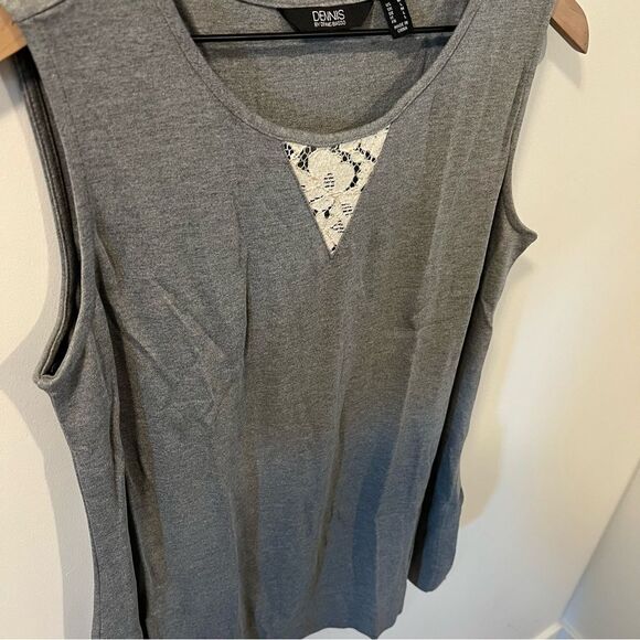 NWOT Dennis Basso Sleeveless interlock knit tunic | Size M - Picture 2 of 7